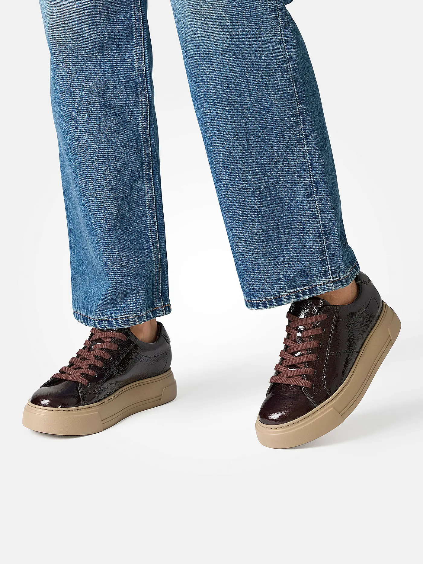 PAUL GREEN | Sneaker | braun